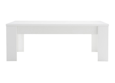 Tavolino basso design in legno Bianco 122 cm LAND