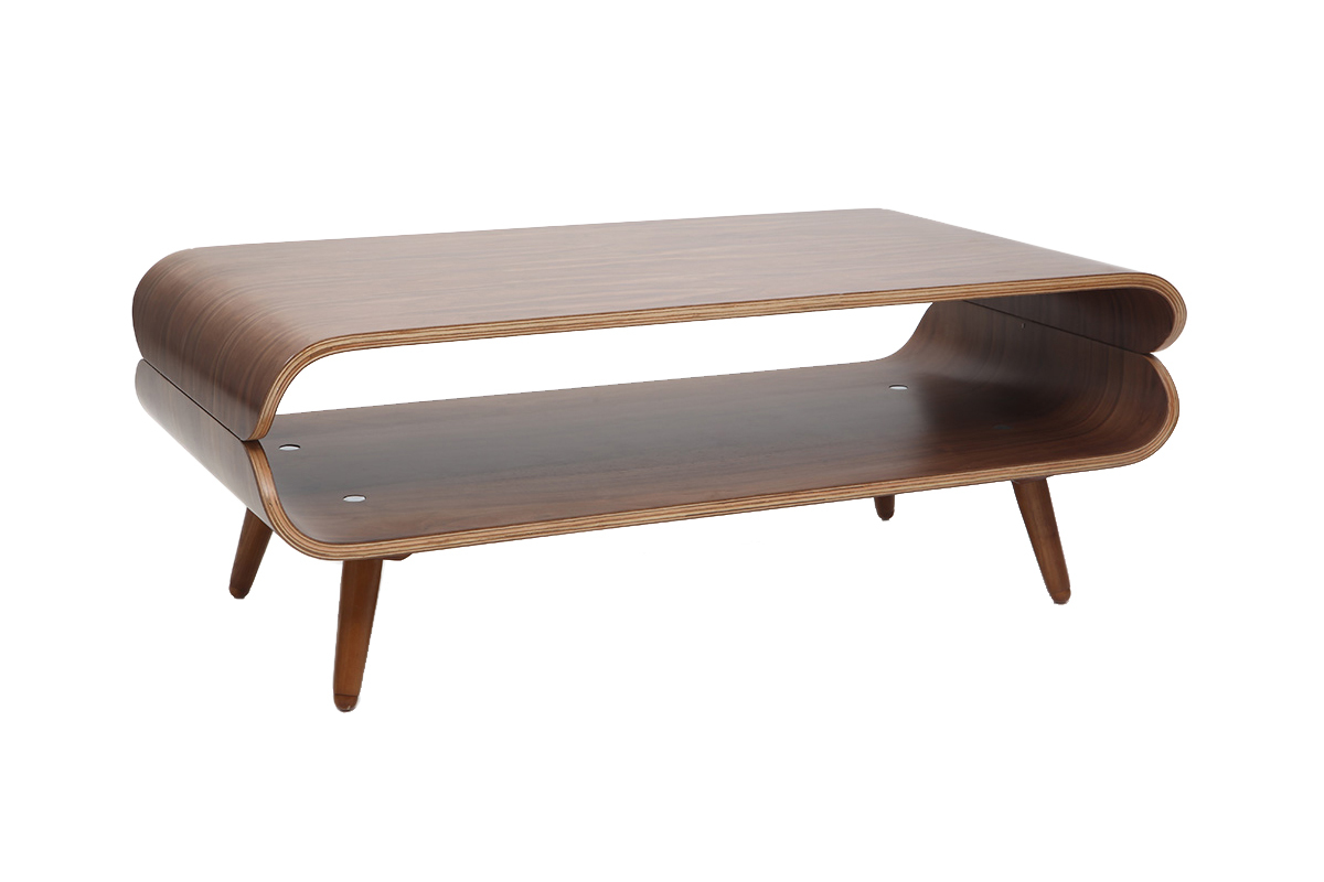 Tavolino basso design in noce TAKLA