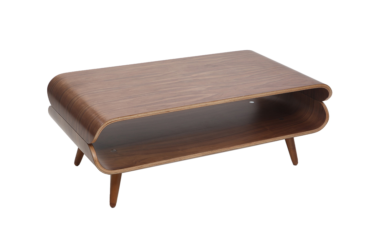 Tavolino basso design in noce TAKLA