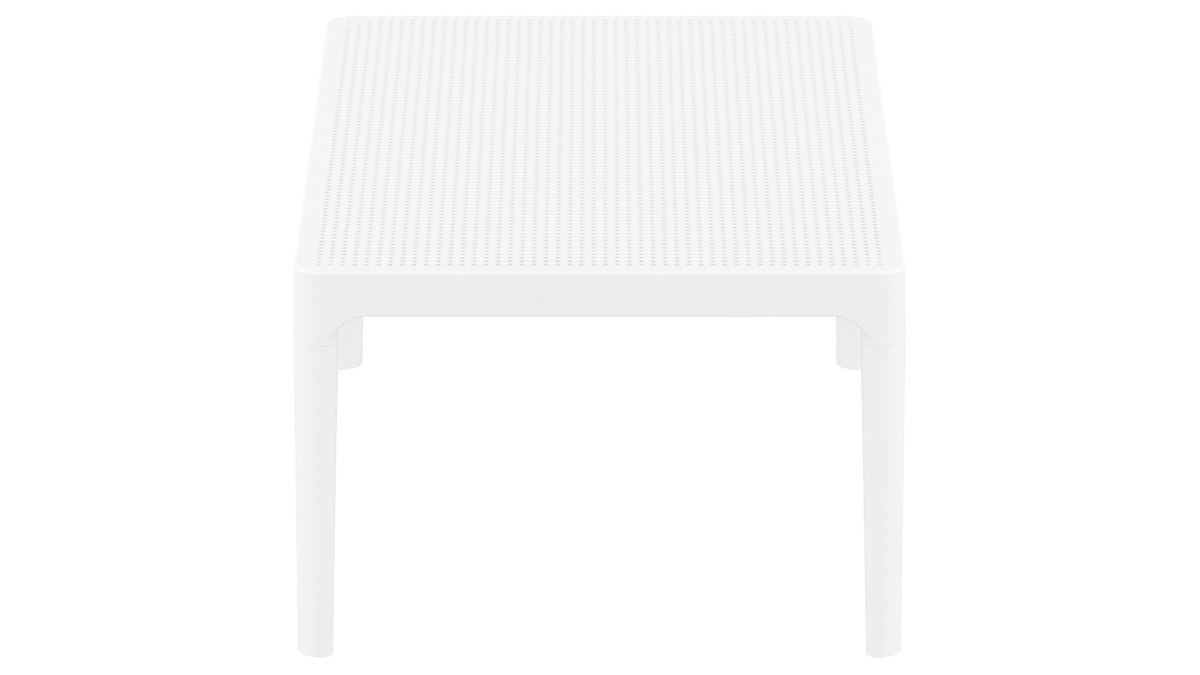 Tavolino basso design interno / esterno bianco OSKOL