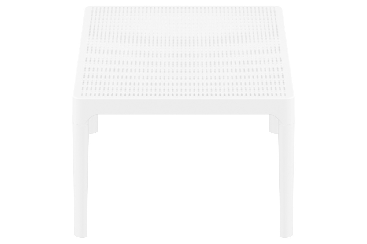 Tavolino basso design interno / esterno bianco OSKOL