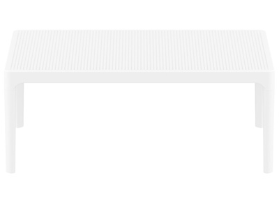 Tavolino basso design interno / esterno bianco OSKOL