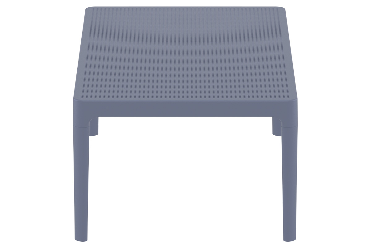 Tavolino basso design interno / esterno grigio OSKOL