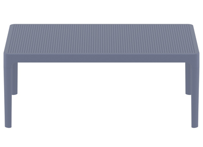 Tavolino basso design interno / esterno grigio OSKOL