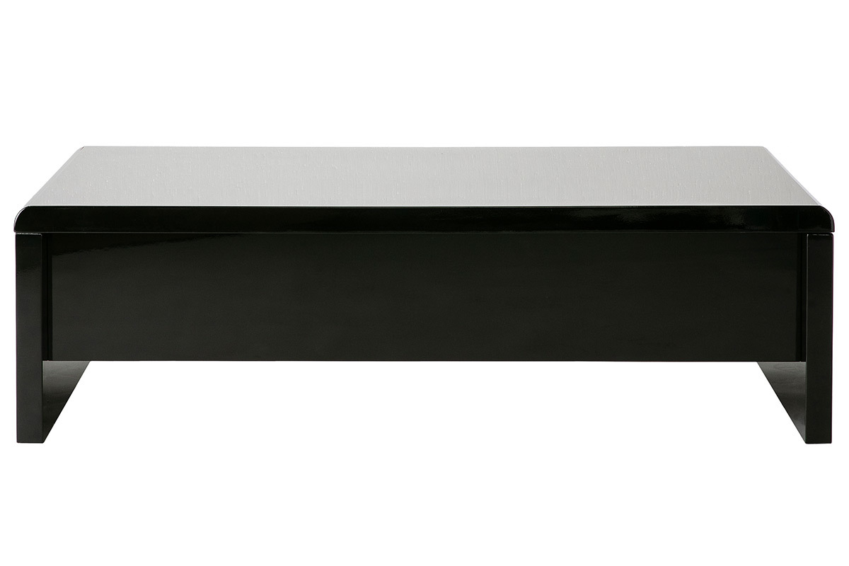 Tavolino basso design nero LOLA