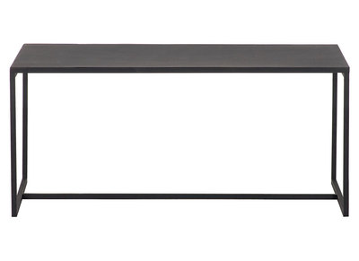 Tavolino basso industriale in metallo Nero KARL