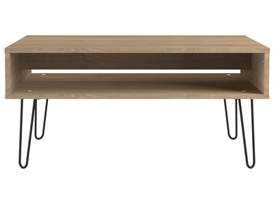 Tavolino basso legno e metallo LUMY