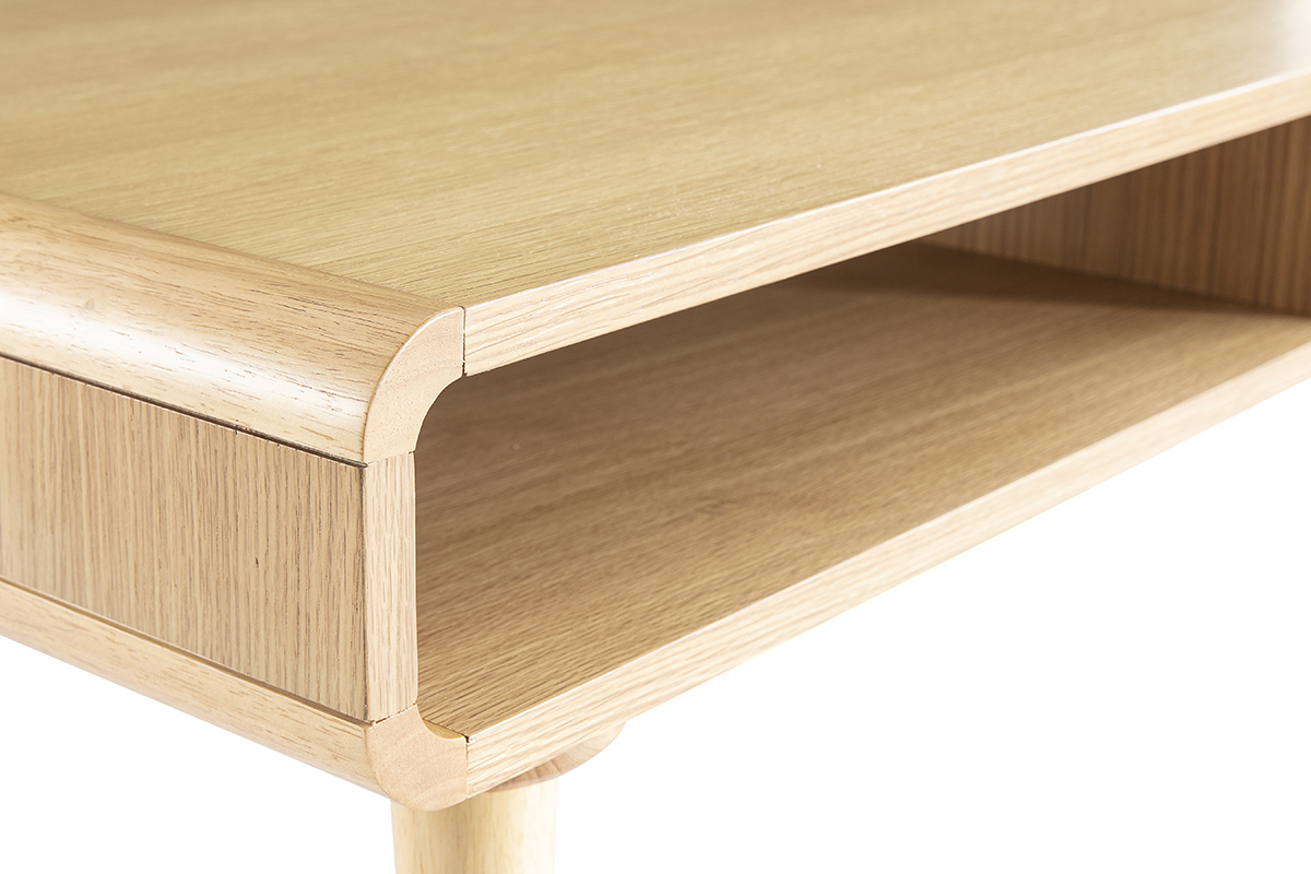 Tavolino basso scandinavo quercia chiara L120 cm COPENHAGUE