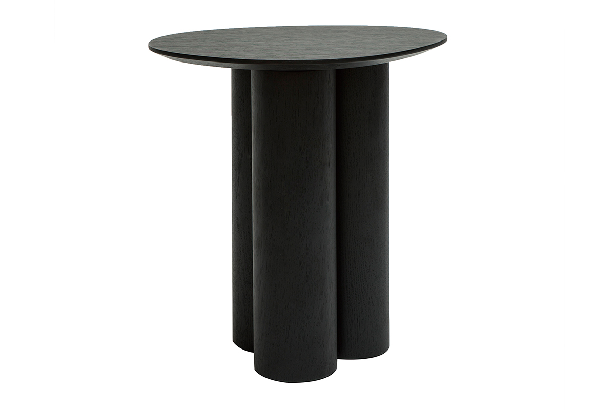 Tavolino da caff design nero HOLLEN