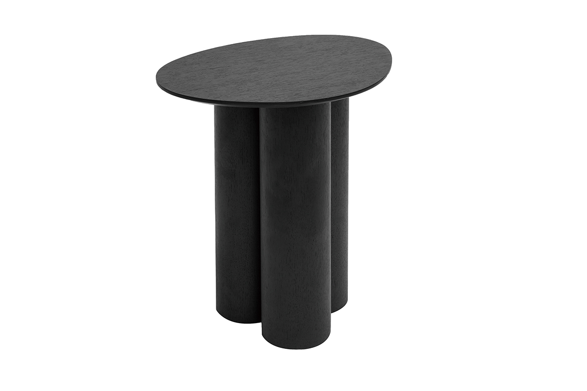 Tavolino da caff design nero HOLLEN
