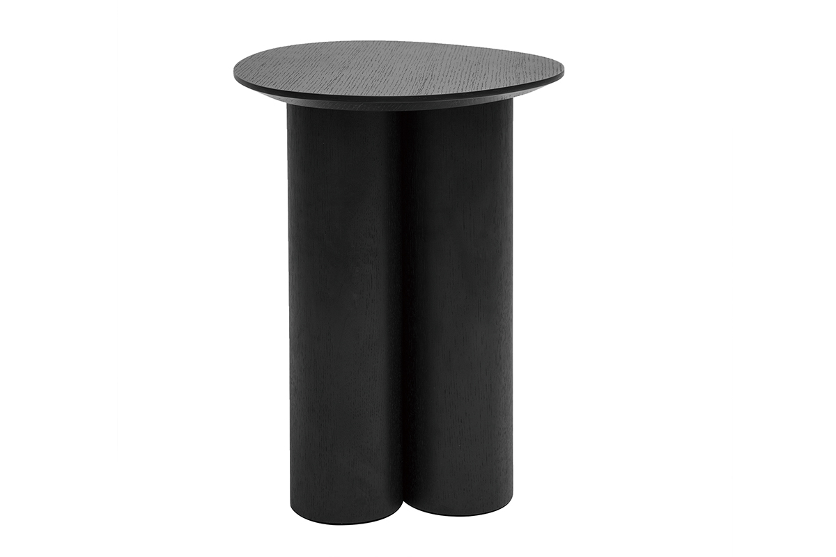 Tavolino da caff design nero HOLLEN