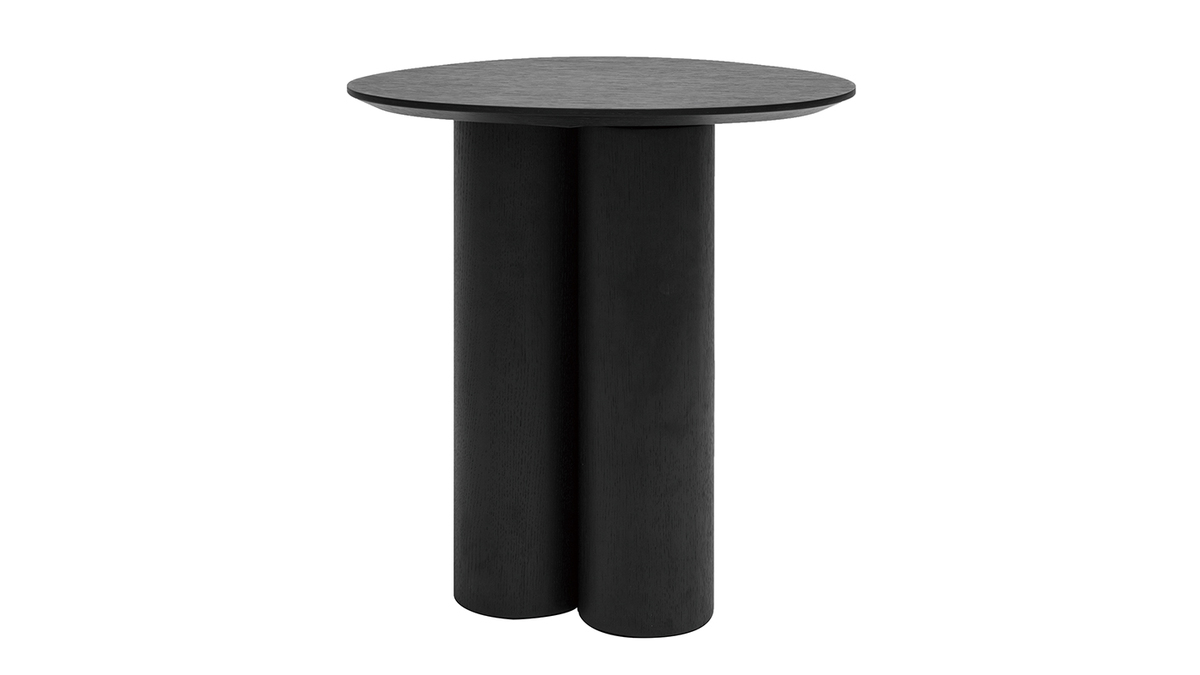 Tavolino da caff design nero HOLLEN