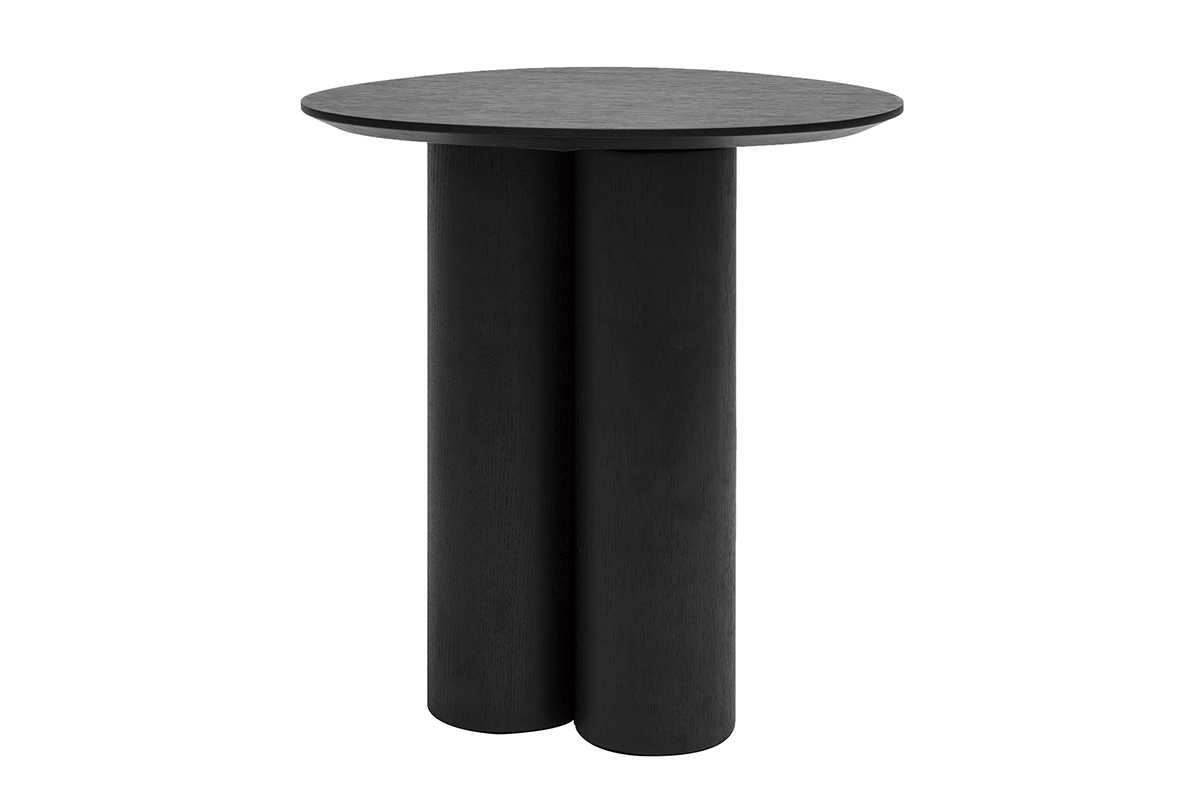 Tavolino da caff design nero HOLLEN