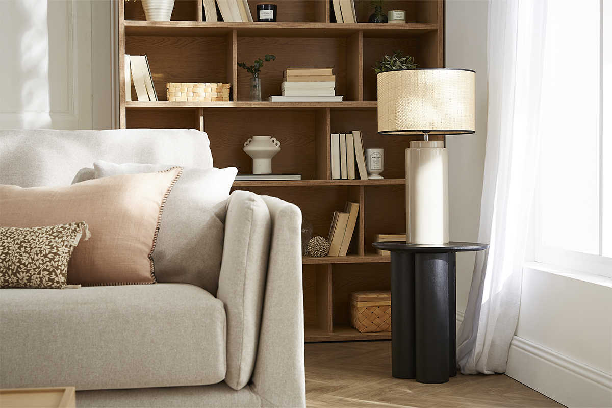 Tavolino da caff design nero HOLLEN