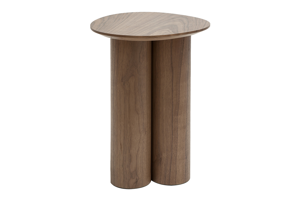 Tavolino da caff design noce HOLLEN