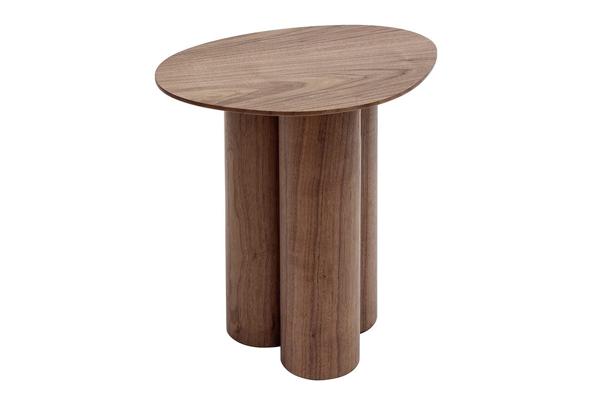 Tavolino da caff design noce HOLLEN
