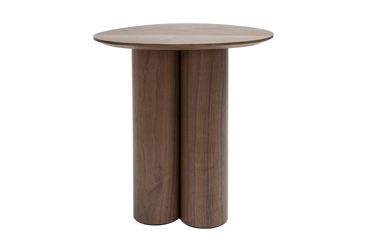 Tavolino da caff design noce HOLLEN