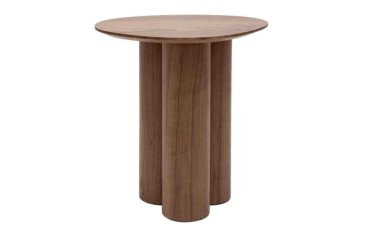 Tavolino da caff design noce HOLLEN
