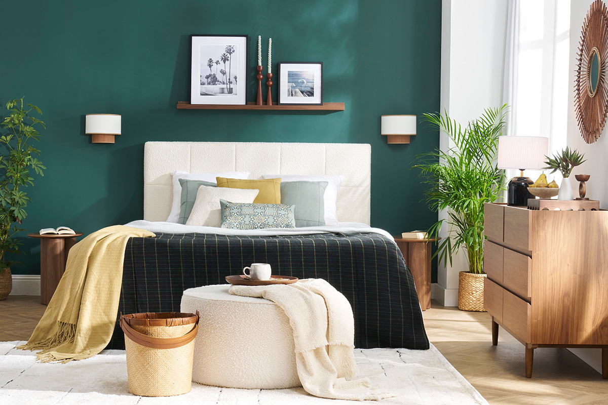 Tavolino da caff design noce HOLLEN