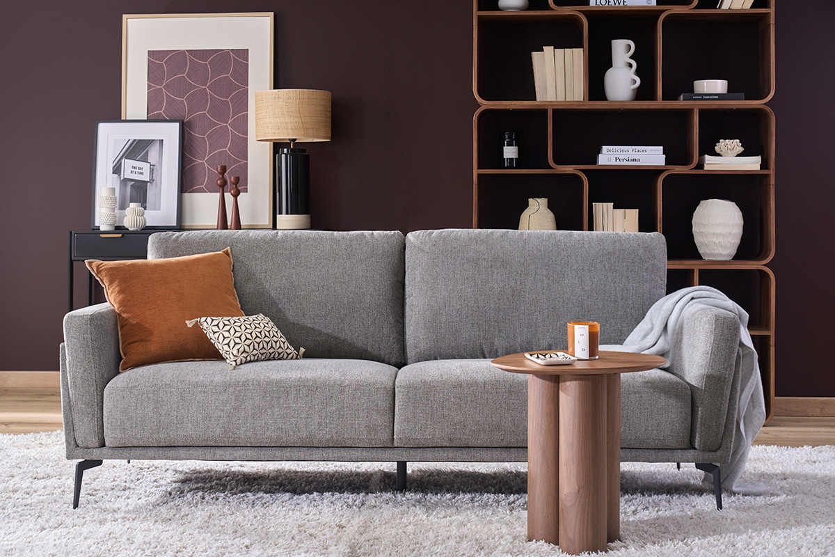 Tavolino da caff� design noce HOLLEN