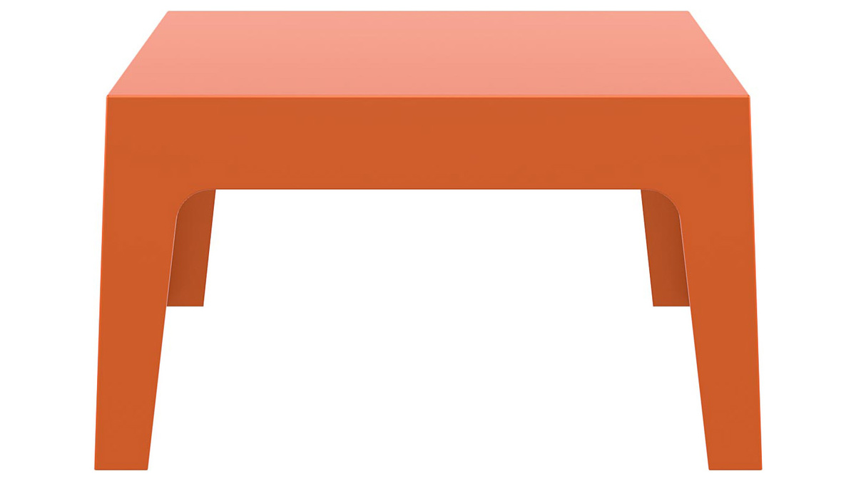 Tavolino da giardino design arancione LALI