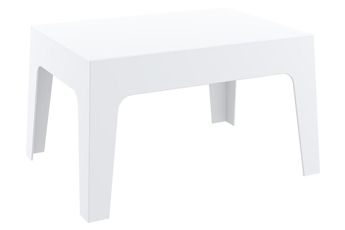 Tavolino da giardino design bianco LALI