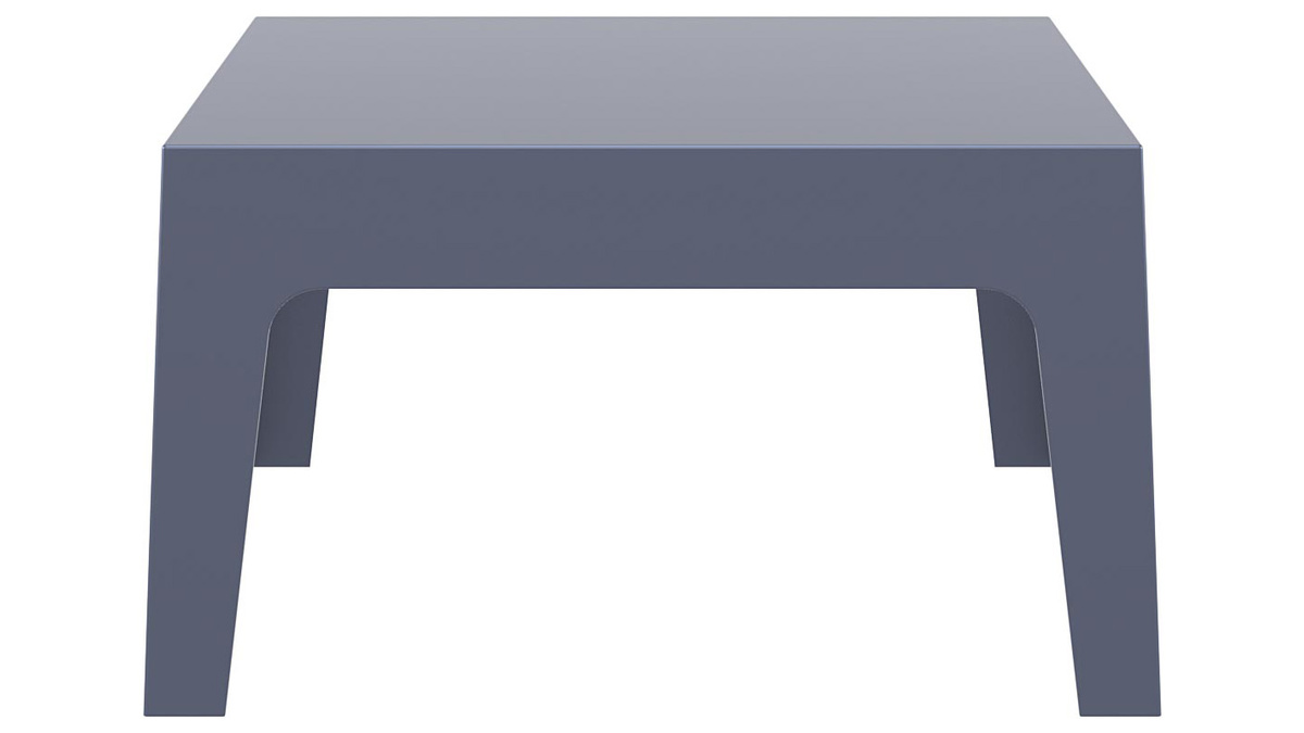 Tavolino da giardino design grigio fumo LALI