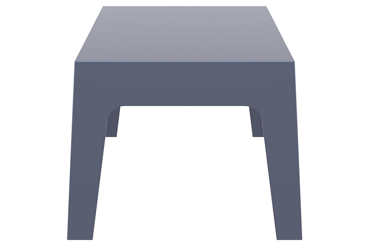 Tavolino da giardino design grigio fumo LALI