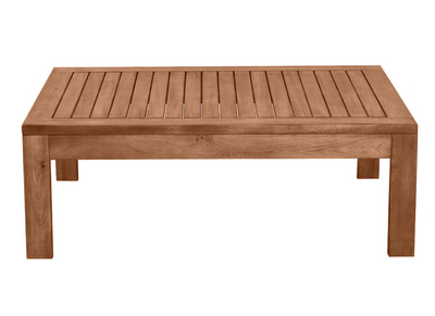 Tavolino da salotto da giardino in legno massello L90 cm SALVADOR