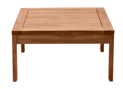 Tavolino da salotto da giardino quadrato in legno massello L60 cm SALVADOR