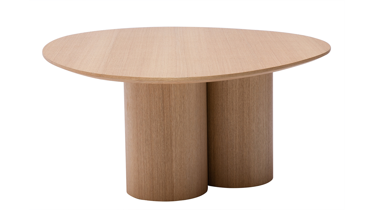 Tavolino da salotto design legno chiaro L100 cm HOLLEN