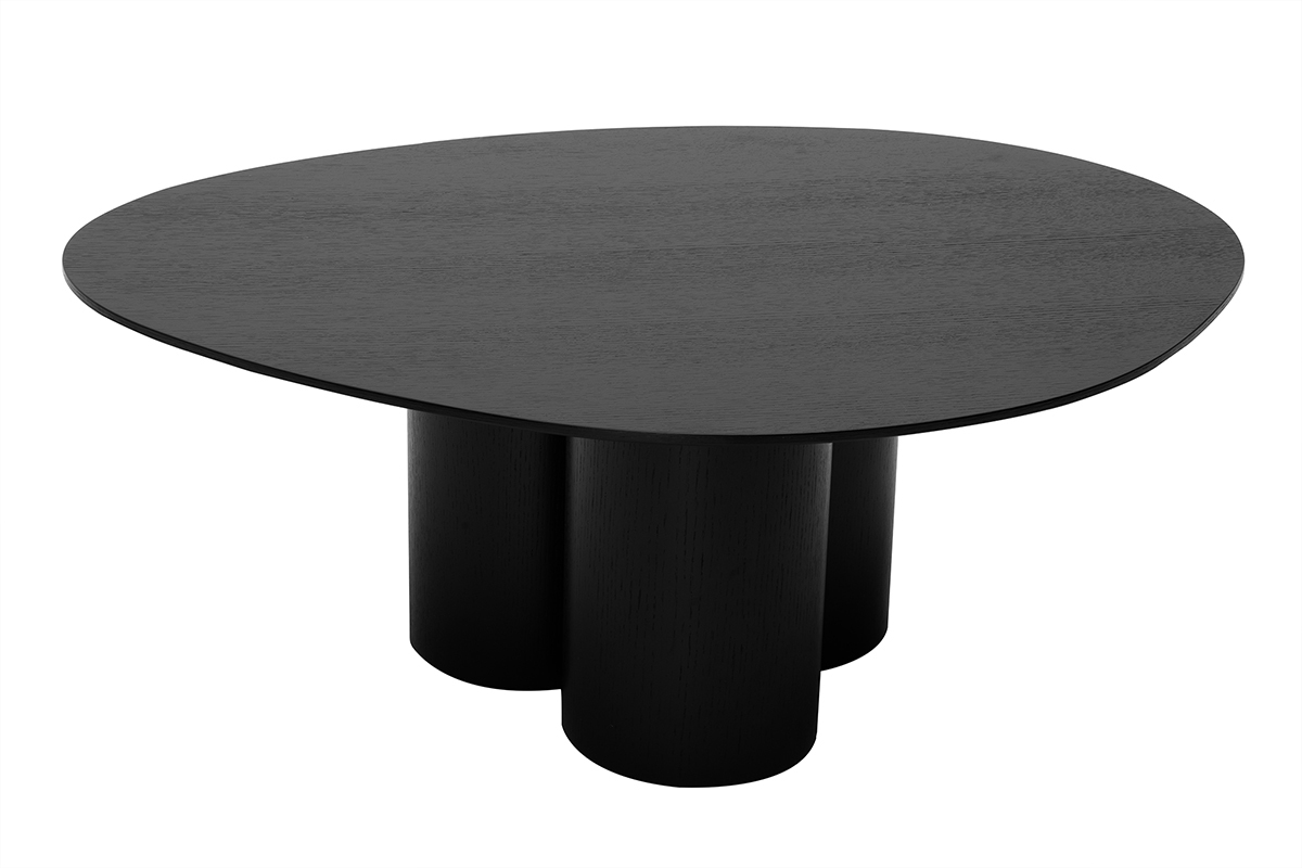 Tavolino da salotto design legno nero L100 cm HOLLEN