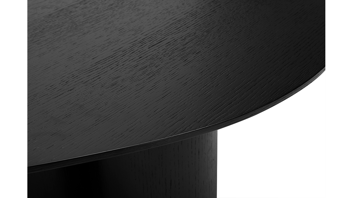 Tavolino da salotto design legno nero L100 cm HOLLEN