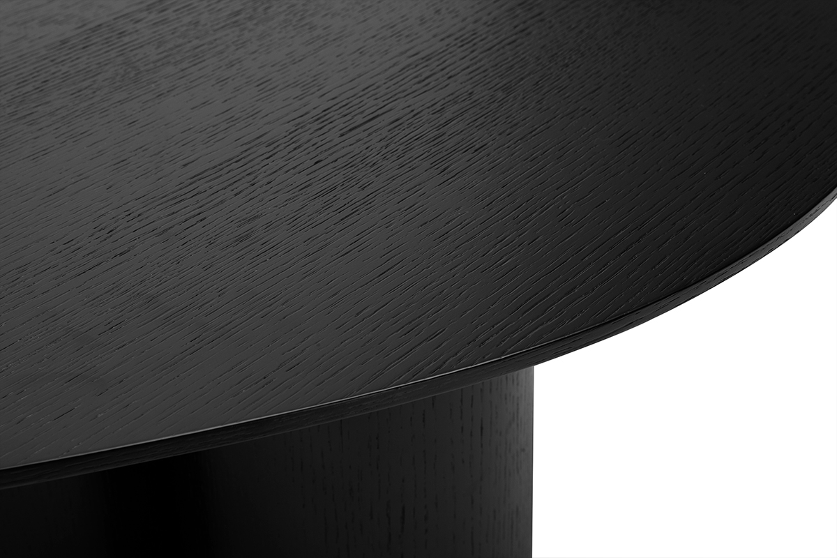 Tavolino da salotto design legno nero L100 cm HOLLEN