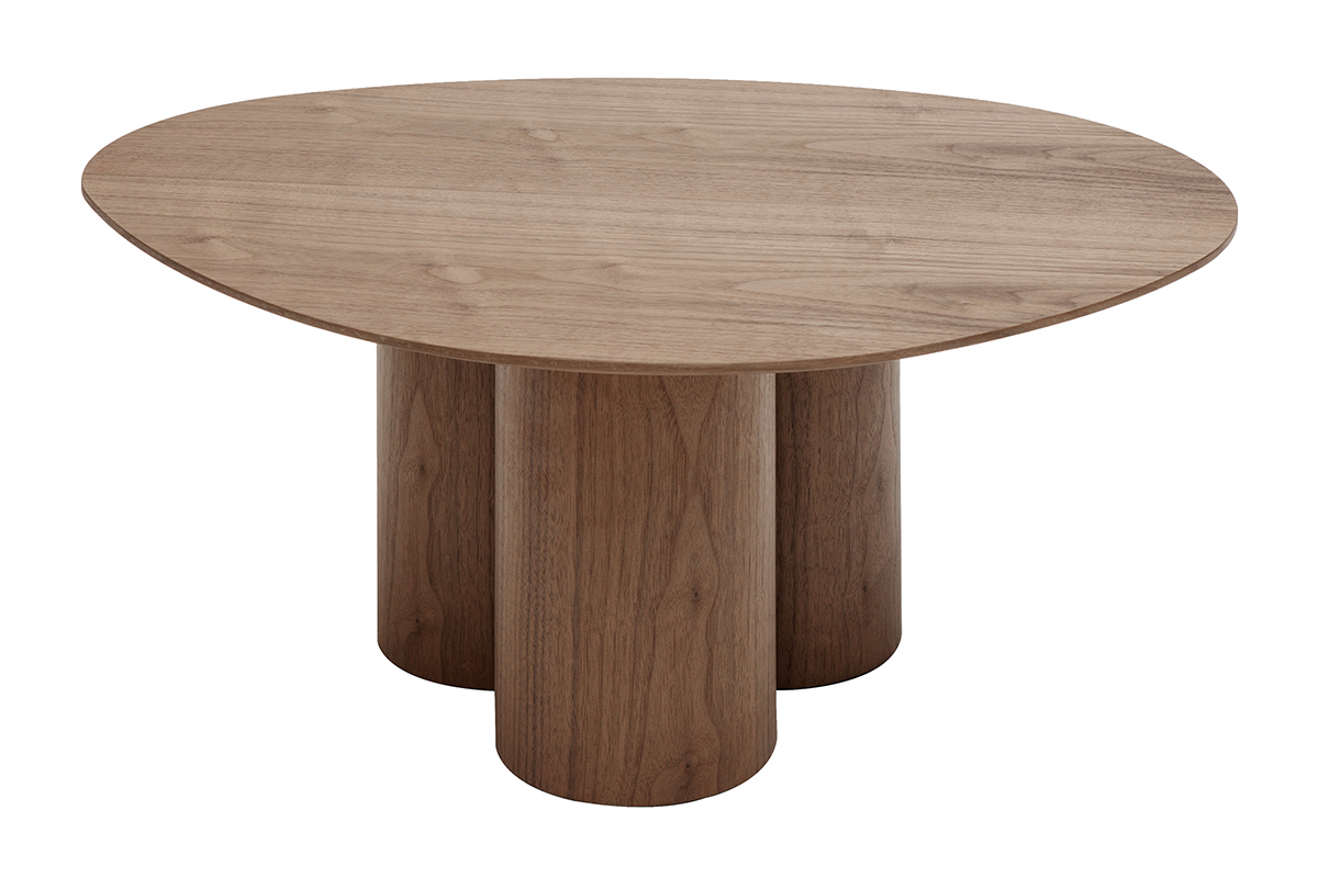 Tavolino da salotto design noce HOLLEN
