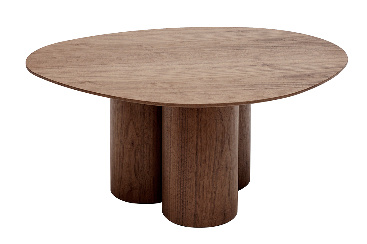 Tavolino da salotto design noce HOLLEN