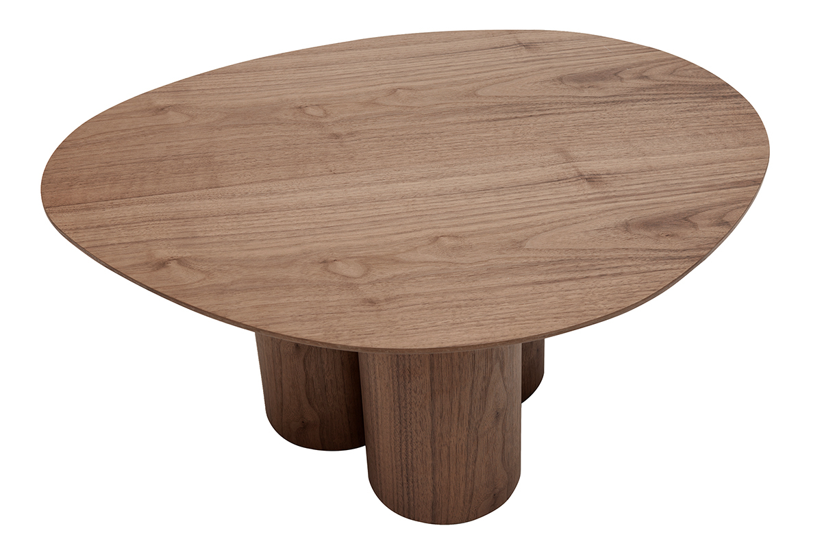 Tavolino da salotto design noce HOLLEN