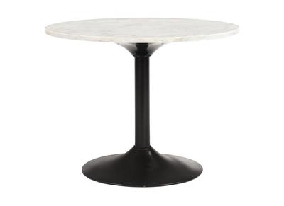 Coppia tavolini da salotto PR-CLIO d60 H36 e d40 H46 cm colore marmo granito