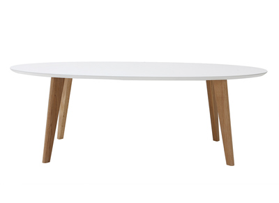 Tavolino design 120cm bianco EKKA