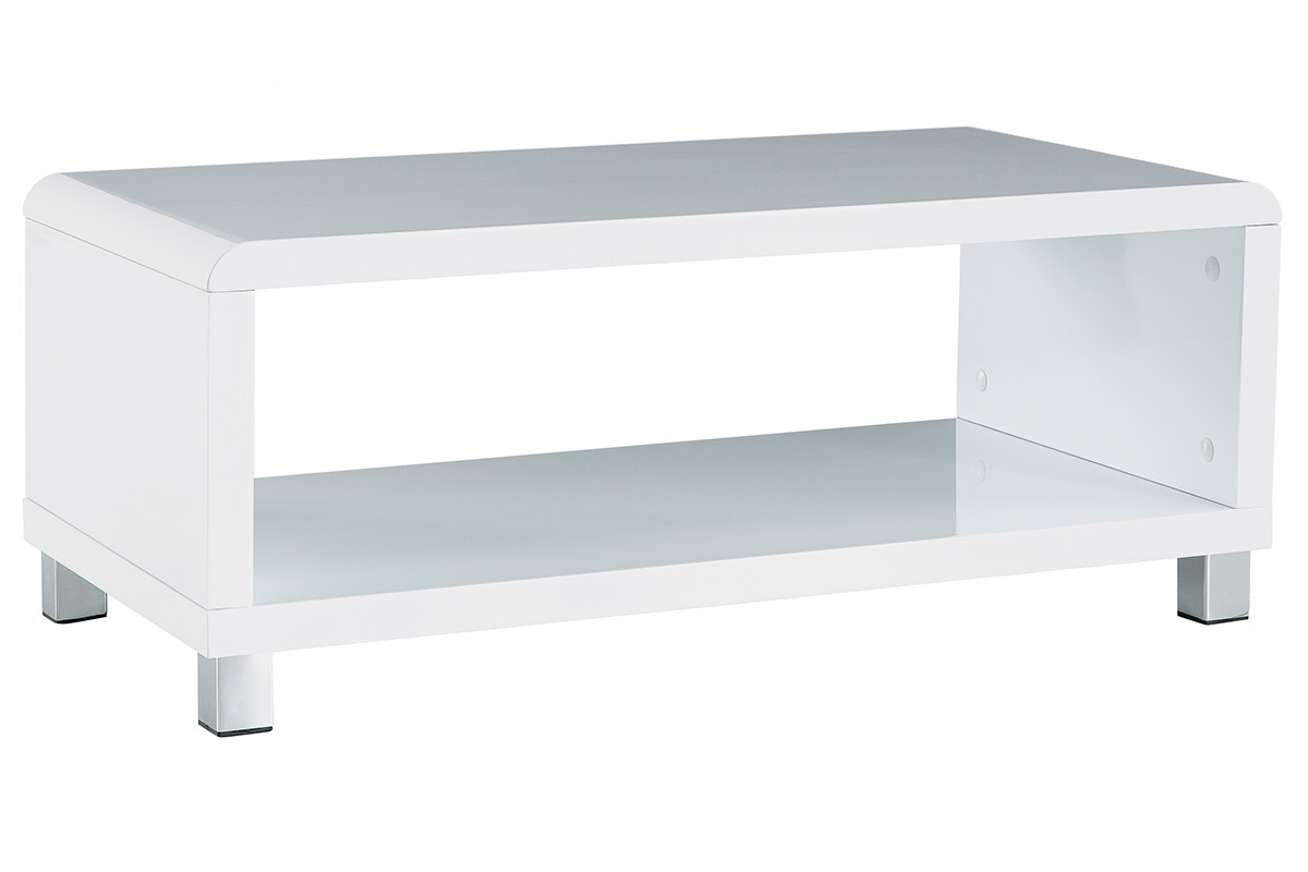 Tavolino design bianco ROXIE