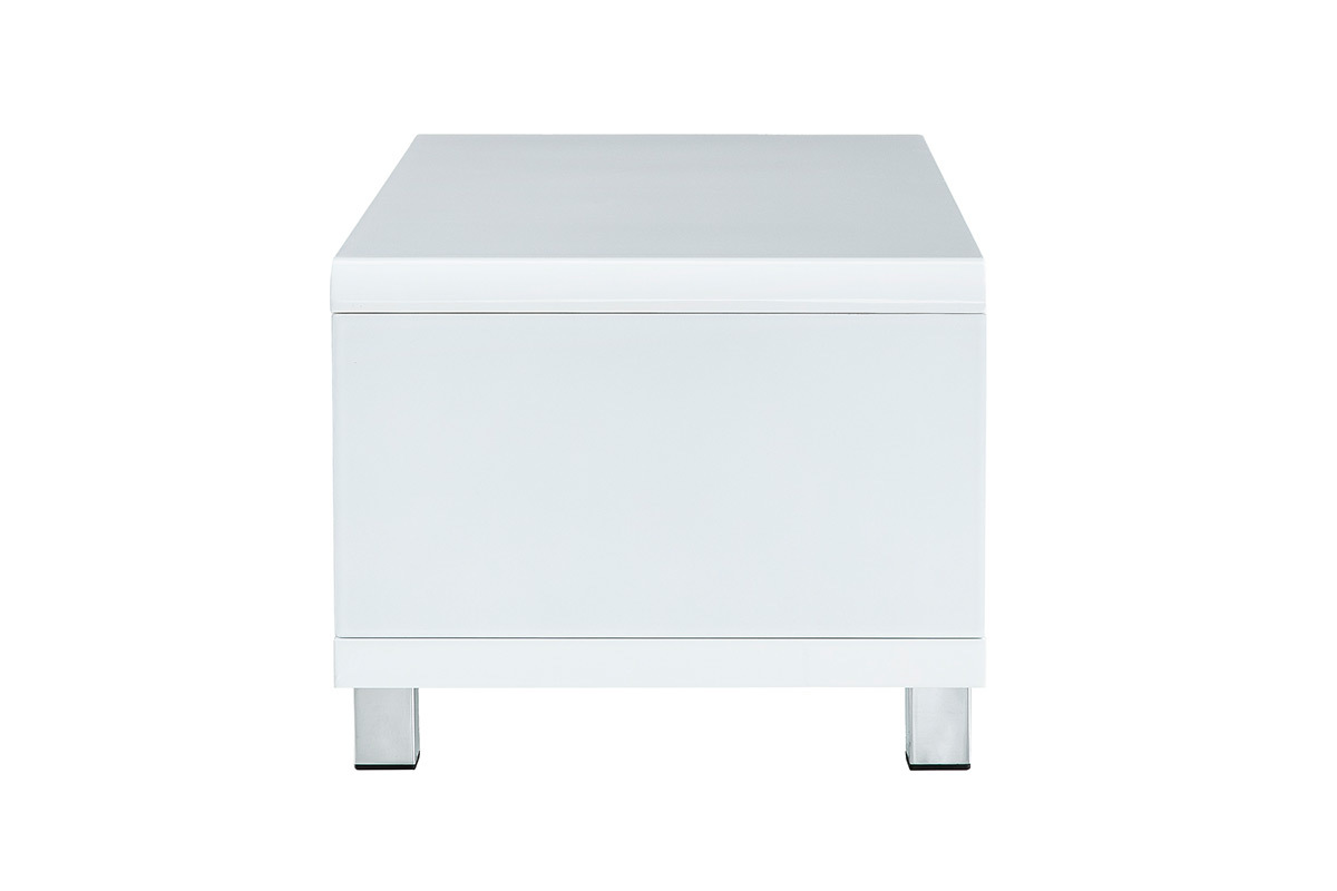 Tavolino design bianco ROXIE