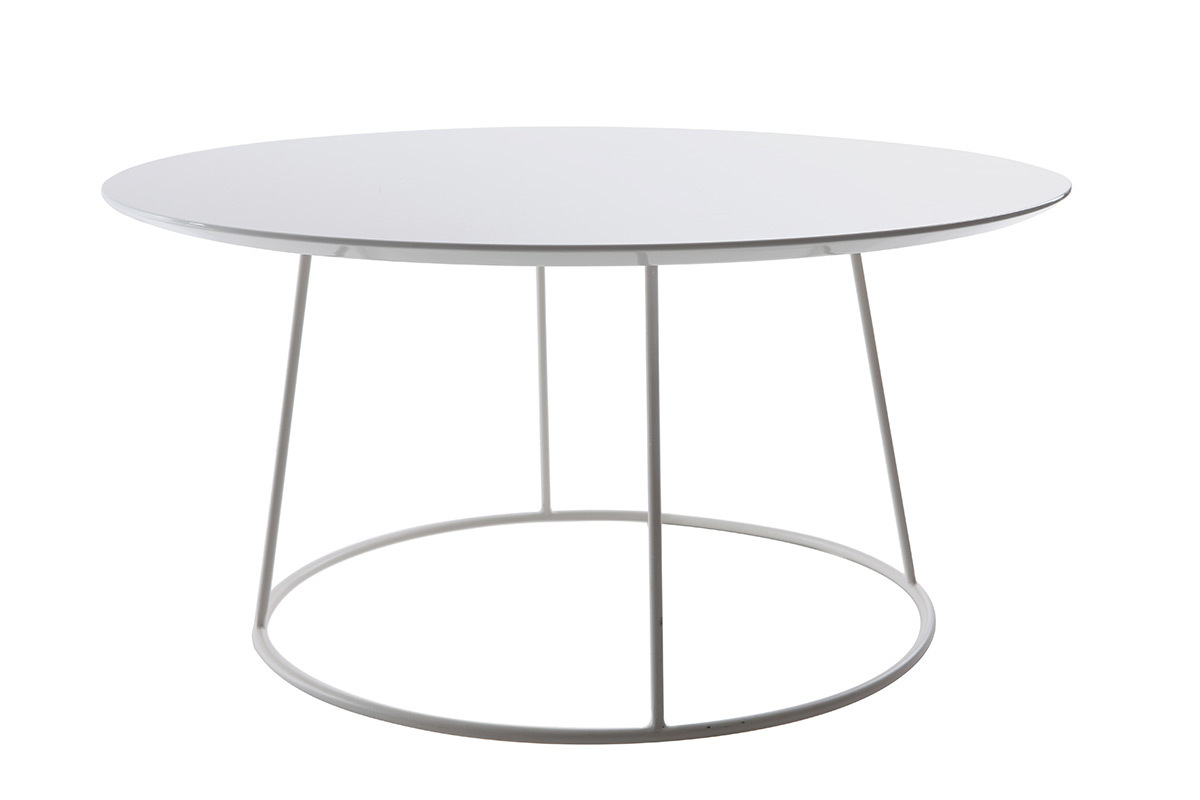 Tavolino design color bianco KALY