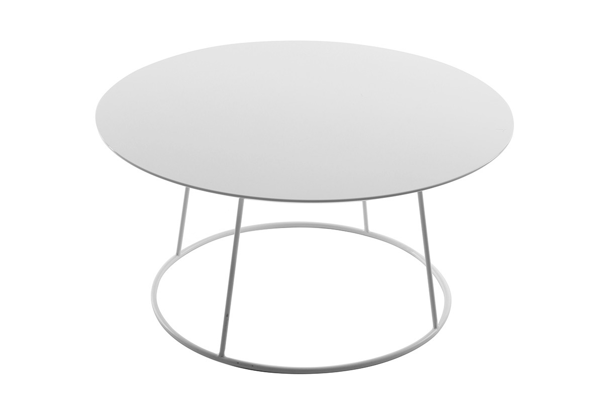 Tavolino design color bianco KALY