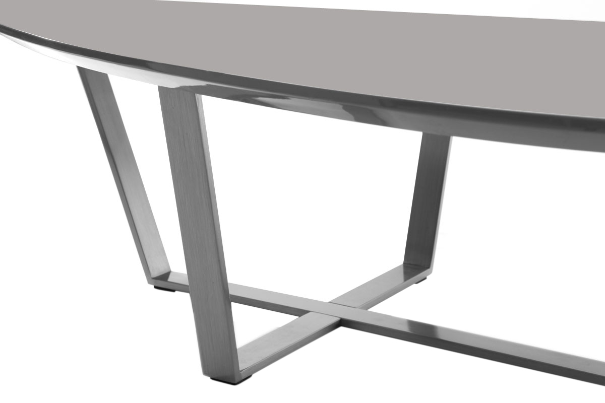 Tavolino design color grigio MILLA
