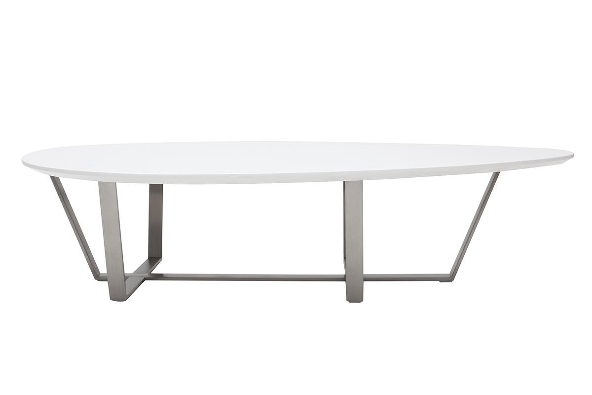 Tavolino design colore bianco MILLA