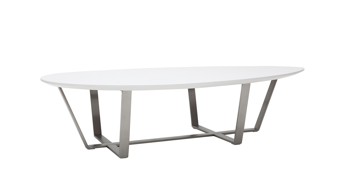 Tavolino design colore bianco MILLA