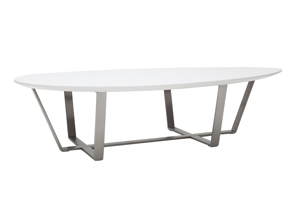 Tavolino design colore bianco MILLA