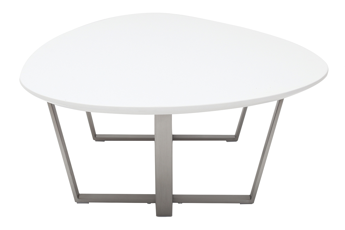Tavolino design colore bianco MILLA