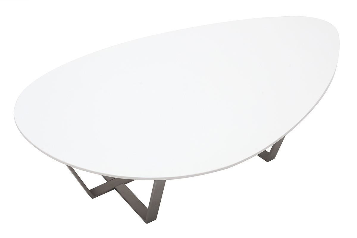 Tavolino design colore bianco MILLA