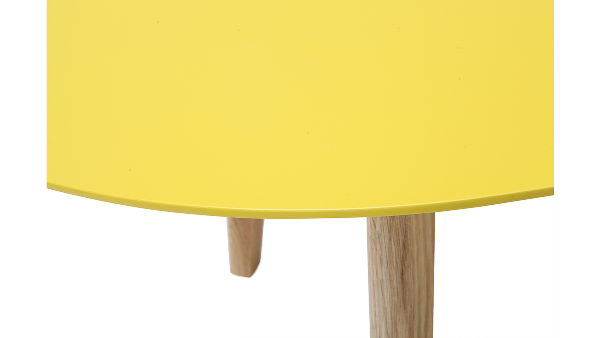 Tavolino design  giallo L120 cm EKKA